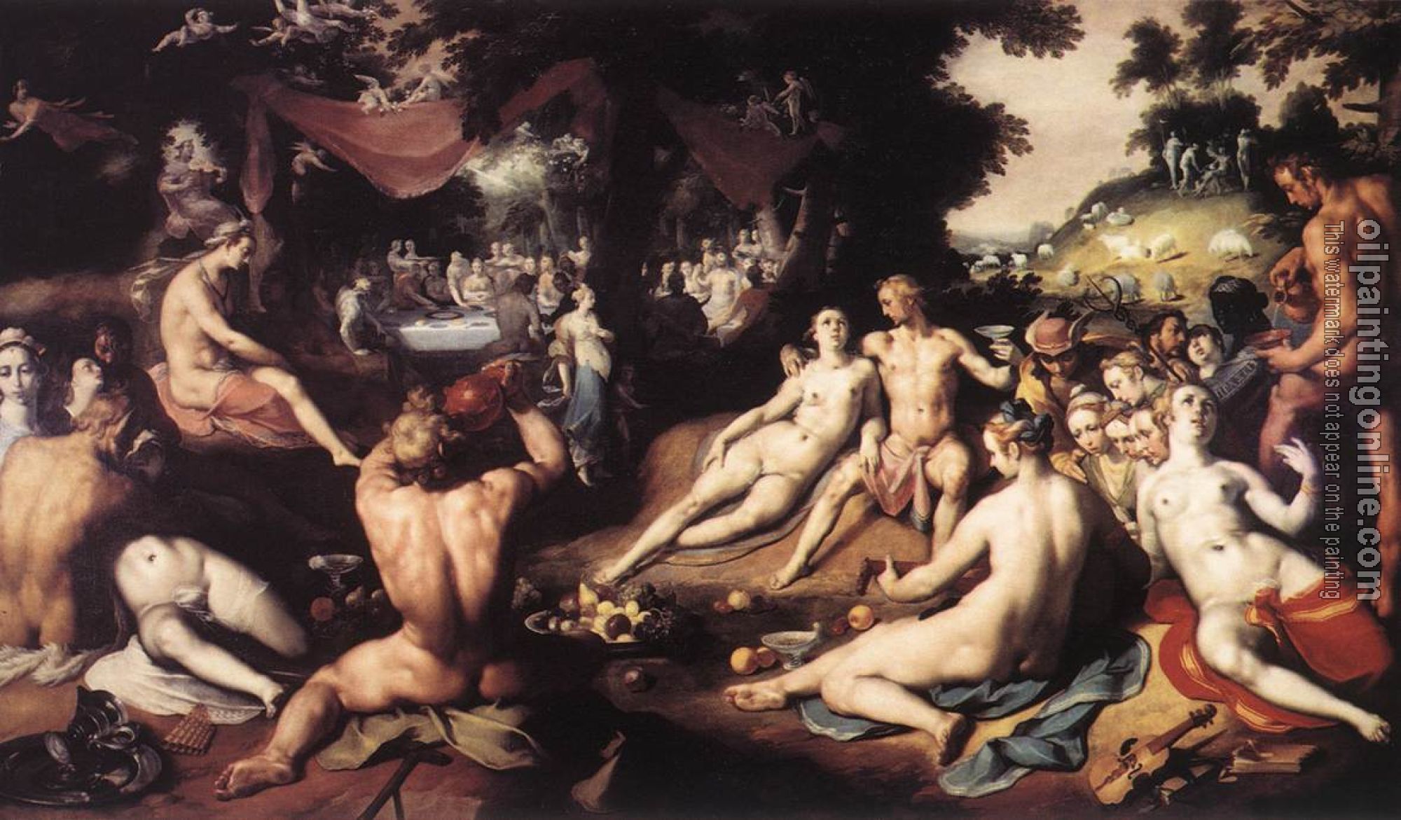 Cornelis van Haarlem - The Wedding Of Peleus And Thetis